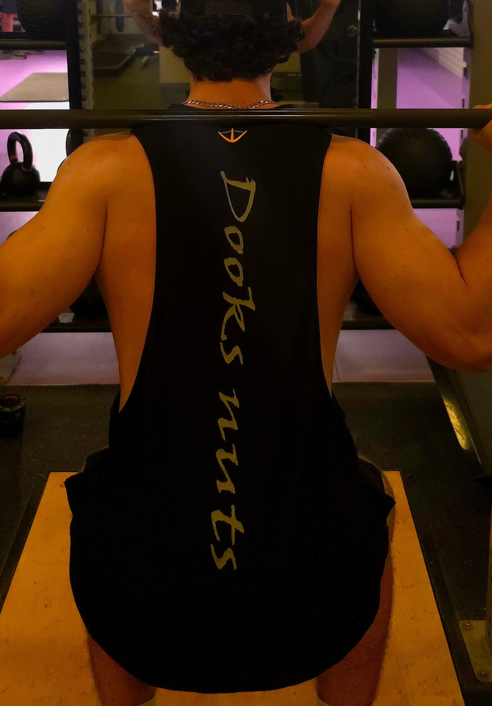 Rear Gym Flex Singlet
