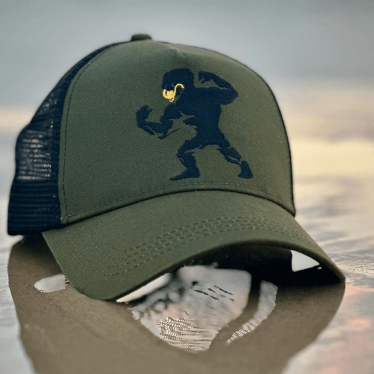 Dooks Nuts green truckers styled cap